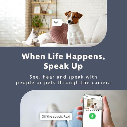 Swann EVO 2K Indoor Wi-Fi Security Camera: 2K HD Video, Compact Plug-in, Sound/Motion/pet/Person Detection, Live View, Night Vision, 2-Way Talk & Siren, Baby Monitor, Local/Cloud Storage, Easy Setup in Kuwait