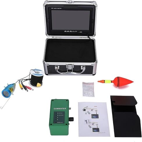 Underwater Fishing Camera, Underwater Fishing Camera Fish Finder Underwater Fishing Video Camera Kit 12 PCS LED Lights 10M 20M 30M Fishfinder in Kuwait