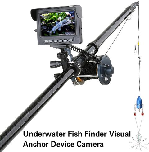 Underwater Fish Finder Camera with Float,Visual Anchor Fishing Device & Storage Case for Ice Lake Sea Boat Kayak Fishing in Kuwait