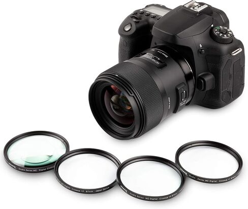 Ultimaxx 49MM Complete Close-Up Macro Lens Filter Accessory Kit for All Lenses Including: Canon EF 15-45mm, Canon EF-S 35mm f/2.8 Macro is STM Lens, EF 50mm f/1.8 STM and More in Kuwait