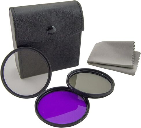 78BWFILTER3PK Body Only Digital Concepts 62mm High Resolution Filter Set, Black, Pack of 3 in Kuwait