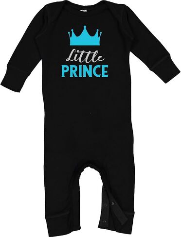inktastic Prince, Little Prince, King, Crown, Baby Boy Baby Romper Coveralls in Kuwait