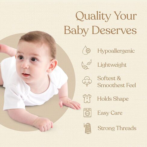 Pimbi&Bimpi Baby Bodysuit - Short Sleeve | Premium Peruvian PIMA Cotton | Gender Neutral Baby Clothes in Kuwait