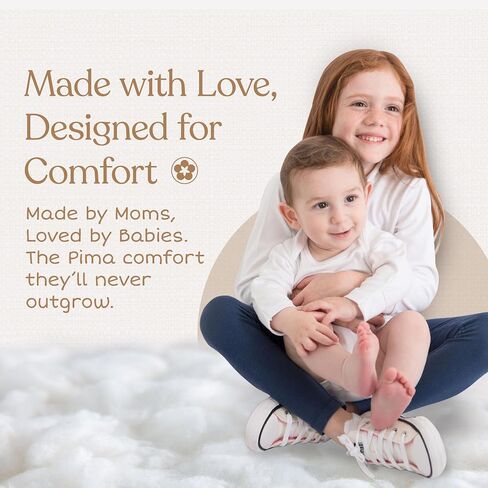 Pimbi&Bimpi Baby Bodysuit - Short Sleeve | Premium Peruvian PIMA Cotton | Gender Neutral Baby Clothes in Kuwait