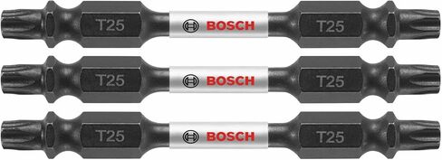 BOSCH ITDET252503 3-Pack 2-1/2 In. Torx #25 Impact Tough Double-Ended Screwdriving Bits in Kuwait