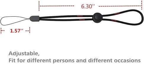 Weltool LA1 Flashlight Adjustable Hand Wrist Straps Lanyard 8.5 inches Lanyard for Phone, Camera, GoPro in Kuwait