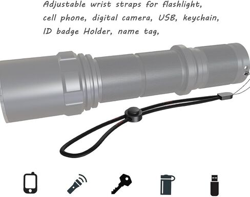Weltool LA1 Flashlight Adjustable Hand Wrist Straps Lanyard 8.5 inches Lanyard for Phone, Camera, GoPro in Kuwait