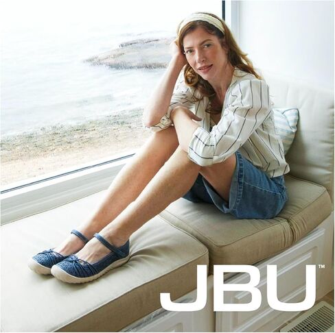 JBU Ramy Women's Comfort Casual Classic Mary Jane Flats Fashion Shoes in Kuwait