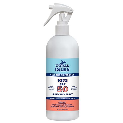 Coral Isles SPF 50 KIDS Spray Reef Compliant Broad Spectrum 16 Fl Oz in Kuwait