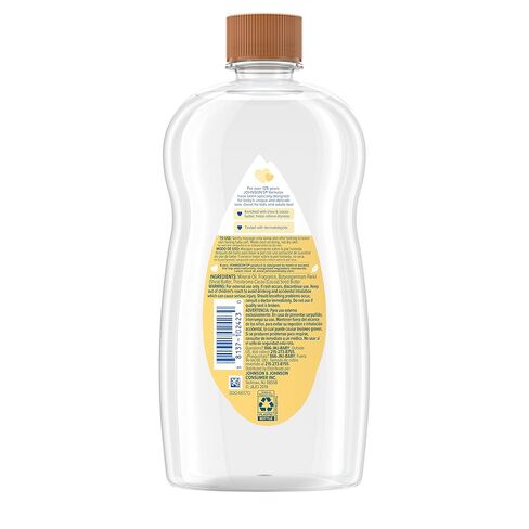 Johnson's Baby Mineral Oil Enriched with Shea & Cocoa Butter for Baby Massage & to Prevent Moisture Loss & Help Relieve Dry Skin, Allergy Tested for Babies, Kids & Adults, 20 Fl Oz Pack of 6 in Kuwait