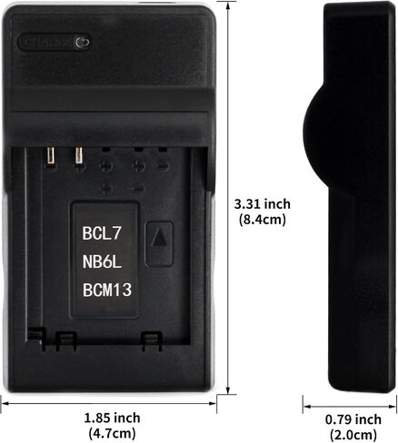 Norifon NB-6L USB Charger for Canon PowerShot SX530 HS, SX610 HS | Compaitible with Canon PowerShot SX710 HS, SD1200 IS, SD1300 IS, S120 IXY 10S IXY 30S Camera in Saudi Arabia