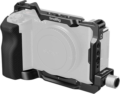 SmallRig ZV-E1 Cage Kit with Silicone Grip and Cable Clamp for HDMI, Full Camera Cage Kit for Sony ZV-E1, Built-in Quick Release Plate for Arca-Type, Cold Shoe Mounts, for DJI Mic 2 in Kuwait