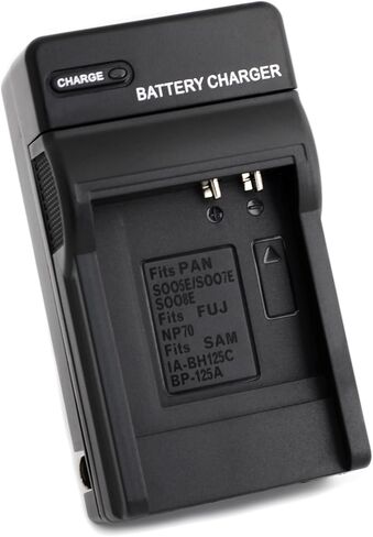 Norifon NP-70 Wall Charger for Fujifilm FinePix F20, F20 Zoom | Compaitble with Fujifilm FinePix F40fd, FinePix F45fd, FinePix F47fd with Foldable Plug in Kuwait