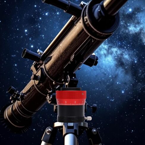 Telescope Double Helical Focuser 1.25 Inch Aluminum Alloy with 10mm Focusing Stroke for Astronomical Observation and Astrophotography in Kuwait