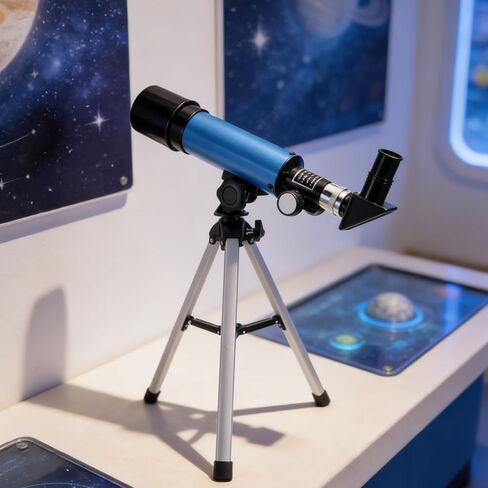 TOYANDONA High Powered Beginner Telescope for Adults with Lightweight Metal/Plastic Design, Portable Astronomy Refracting Telescope for Outdoor Use and Moon Observation, Includes Tripod in Kuwait