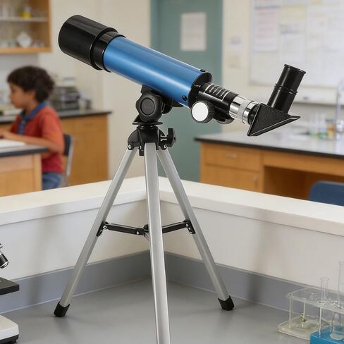 TOYANDONA High Powered Beginner Telescope for Adults with Lightweight Metal/Plastic Design, Portable Astronomy Refracting Telescope for Outdoor Use and Moon Observation, Includes Tripod in Kuwait