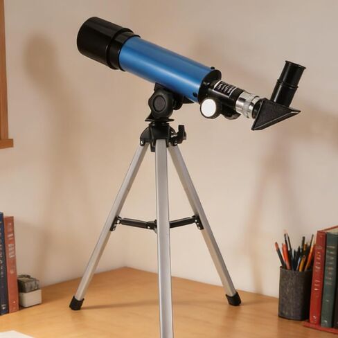 TOYANDONA High Powered Beginner Telescope for Adults with Lightweight Metal/Plastic Design, Portable Astronomy Refracting Telescope for Outdoor Use and Moon Observation, Includes Tripod in Kuwait