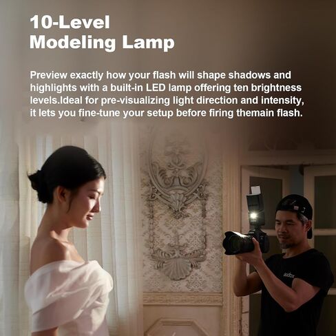 Godox V480 C TTL Camera Flash Strobe Touchscreen Speedlite for Canon | GN50 1.7s Recycle time, 2.4G TTL HSS 1/8000s, 650 Flashes, Built-in Modeling Light& Diffuser& Li-ion Battery, 2in Touchscreen in Saudi Arabia