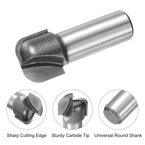 HARFINGTON 2pcs Bowl and Tray Bit 3/4" Cutting Diameter 1/2" Shank 1/4" Radius Carbide Tipped Carving CNC Router Bits for Woodworking Milling in Kuwait