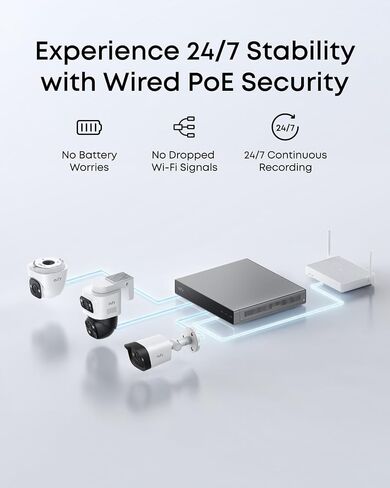 eufy Security Network Video Recorder S4, No HDD, Expandable to 16TB, 8CH Up to 16CH, Local AI Agent, Smart Video Search, 24/7 Recording, Only Works with eufy PoE Cams and Devices in Kuwait