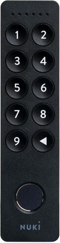 Nuki Keypad 2.0 Fingerprint Door Access, Secure Code Entry for Smart Lock, Easy Install, Keyless Entry for Kids, Seniors, Guests, Smartphone-Free Access in Kuwait