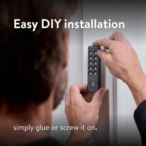 Nuki Keypad 2.0 Fingerprint Door Access, Secure Code Entry for Smart Lock, Easy Install, Keyless Entry for Kids, Seniors, Guests, Smartphone-Free Access in Kuwait