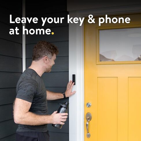 Nuki Keypad 2.0 Fingerprint Door Access, Secure Code Entry for Smart Lock, Easy Install, Keyless Entry for Kids, Seniors, Guests, Smartphone-Free Access in Kuwait