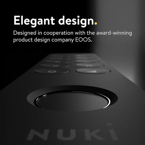 Nuki Keypad 2.0 Fingerprint Door Access, Secure Code Entry for Smart Lock, Easy Install, Keyless Entry for Kids, Seniors, Guests, Smartphone-Free Access in Kuwait