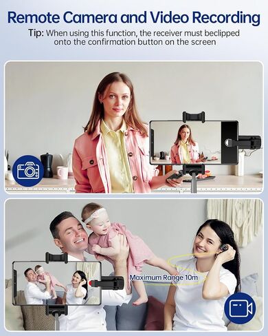 First No Text Blocking Remote Control Page Turner for Kindle Paperwhite, Clicker Page Turner with Flip Forward and Backward,Kindle Accessories for iPad/Tablets(Just Reading), Camera & Selfie Shutter in Kuwait