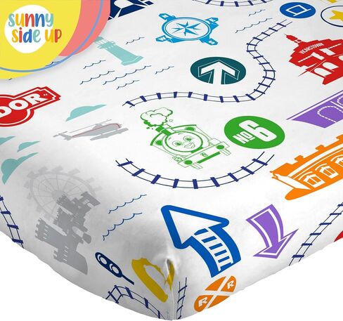 Sunny Side Up Mattel Thomas & Friends Toddler Sheet Set - 3 Piece Toddler Bedding Set Includes Pillow Cover - Super Soft Trains Microfiber Sheets in Kuwait