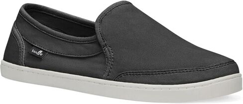 Sanuk Womens Pair O Dice Loafers | Womens Shoes | Slip On Shoes for Women | Women's Slip-on Loafers | Comfort Footbed, Washed Black, 7 in Kuwait