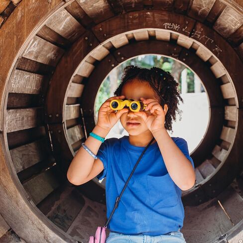 National Geographic 6x21 Children's Binoculars, Robust and Handy Children's Binoculars with Rubber housing, Including Bag and Strap in Kuwait