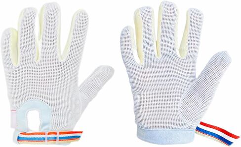 Thumb Sucking Guard Stop 5 Fingers Sucking Gloves for Baby Nail Biting Prevention Breathable Thumb Sucking Stopper Anti Finger Chewing Gloves for Kids (XM) in Kuwait