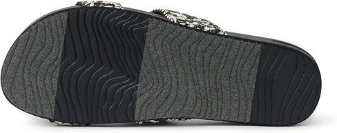 REEF Womens Sandals, Cushion Vista, Black/White Braid, 7.5 in Kuwait