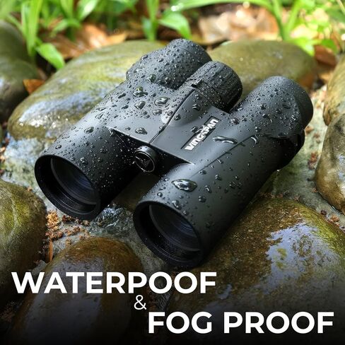 Optics WideViews HD 8X42 Professional Binoculars for Bird Watching. Extra-Wide Field of View for the Brightest, Clearest Detail. Close Focus for Closer Views. HD Quality in Kuwait