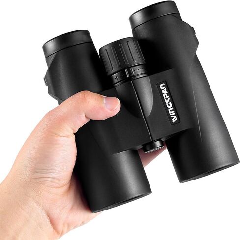 Optics WideViews HD 8X42 Professional Binoculars for Bird Watching. Extra-Wide Field of View for the Brightest, Clearest Detail. Close Focus for Closer Views. HD Quality in Kuwait