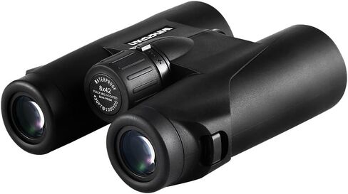 Optics WideViews HD 8X42 Professional Binoculars for Bird Watching. Extra-Wide Field of View for the Brightest, Clearest Detail. Close Focus for Closer Views. HD Quality in Kuwait