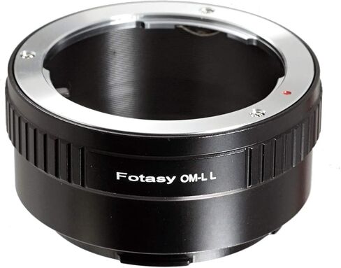 Fotasy Olympus OM Lens to L Adapter, Copper, OM Lens Adapter to L Mount, Compatible with Panasonic S1 S1H S1R S4 S5 Leica SL SL2 TL2 TL Leica T Sigma fp fp L Mirrorless Camera in Kuwait