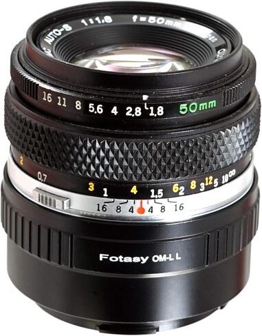 Fotasy Olympus OM Lens to L Adapter, Copper, OM Lens Adapter to L Mount, Compatible with Panasonic S1 S1H S1R S4 S5 Leica SL SL2 TL2 TL Leica T Sigma fp fp L Mirrorless Camera in Kuwait