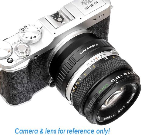 Fotasy OM Lens to Fuji X Adapter, Olympus OM Mount to X Mount Adapter, fits Fujifilm X-Mount Mirrorless Cameras X-Pro2 X-E2 X-E3 X-A5 X-M1 X-T1 X-T2 X-T3 X-T10 X-T20 X-T30 X-H1 in Kuwait