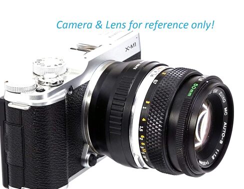 Fotasy OM Lens to Fuji X Adapter, Olympus OM Mount to X Mount Adapter, fits Fujifilm X-Mount Mirrorless Cameras X-Pro2 X-E2 X-E3 X-A5 X-M1 X-T1 X-T2 X-T3 X-T10 X-T20 X-T30 X-H1 in Kuwait