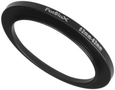 Fotodiox Metal Step Up Ring, Anodized Black Metal 52mm-62mm, 52-62 mm in Kuwait