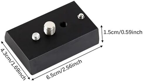 Dovetail Mount Plate Telescope Dovetail Plate Narrow Rail Dovetail Metal Adapter with Easy Installation in Kuwait