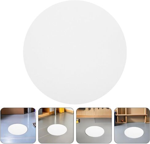 DOITOOL Acrylic Ceiling Light Diffuser Shade Cover for Home Décor and Living Spaces, White Lamp Diffuser Disc with Gentle Illumination and Scratch-free Mounting, 23.5cm Diameter in Kuwait