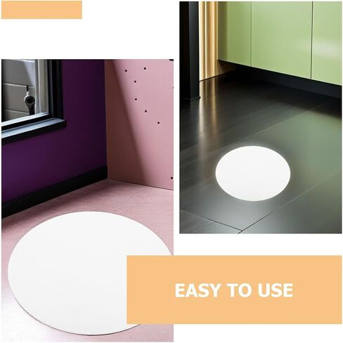 SHERCHPRY Ceiling Light Diffuser Panel White with Uniform Light Distribution and Versatile Compatibility 4pcs round Acrylic 20cm Lampshade Cover for Bedroom and Dining Room in Kuwait