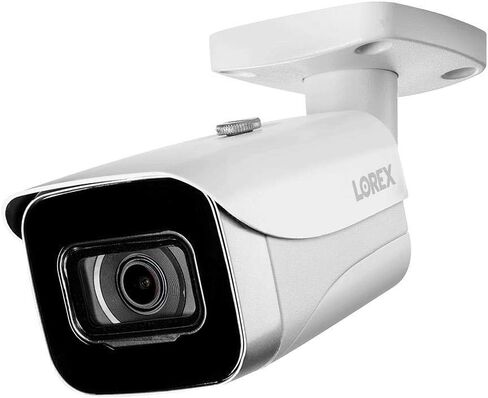 Lorex Technology Lorex E841CA-E 4K Ultra HD IP Security Camera with Color Night Vision (4 Cameras) white 8.46x5.82 h 21.5x14.8cm E841CA-4PK in Kuwait