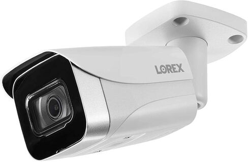 Lorex Technology Lorex E841CA-E 4K Ultra HD IP Security Camera with Color Night Vision (4 Cameras) white 8.46x5.82 h 21.5x14.8cm E841CA-4PK in Kuwait