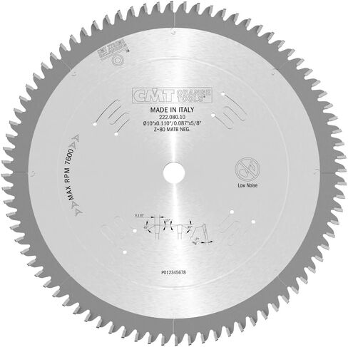CMT 222.096.12 Industrial Plexiglass and Plastic Saw Blade, 12-Inch x 96 Teeth MATB Grind with 1-Inch Bore in Kuwait