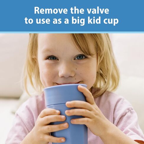 Dr. Brown's Milestones Cheers 360 Spoutless Transition Cup, Travel Friendly and Leak Free Sippy for Babies and Toddlers, Coral and Purple, BPA-Free, 10 oz/300 mL, 9m+ in Kuwait