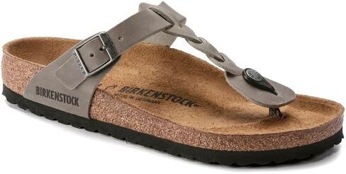 Birkenstock Gizeh Braided Oiled Leather Sandals - Heritage Patina with Comfort, 8-8.5 Wide in Kuwait